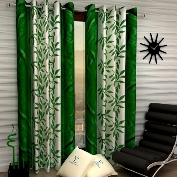 Pack of 2 Spring Door Curtains